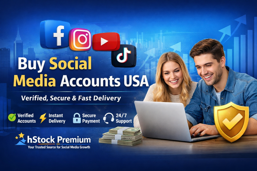 Buy social media accounts USA – verified Instagram, Facebook, YouTube & TikTok accounts with fast delivery